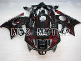 Honda CBR600 F3 1995-1996 Injection ABS Fairing - Flame - Black Red - MFS3042